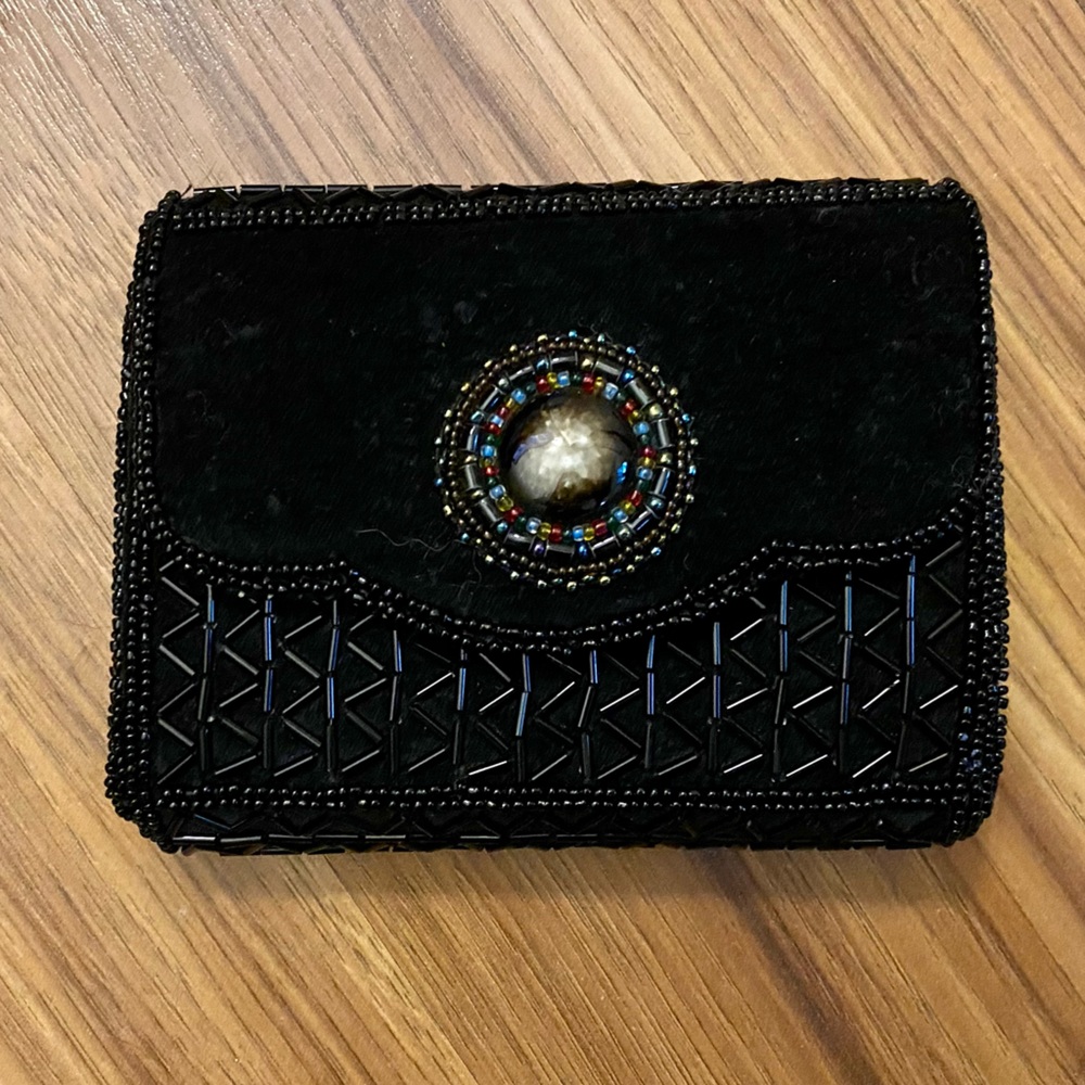 Vintage Mini Beaded Clutch